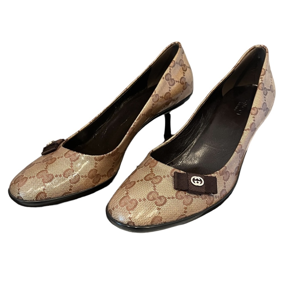 Gucci Crystall GG Heels